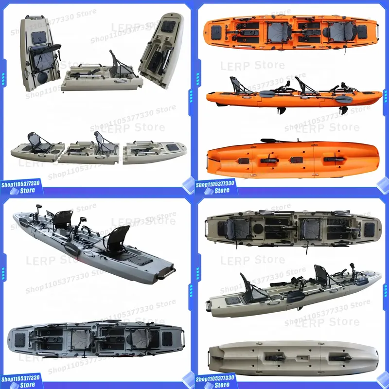 14.5FT Modular Kayak Double Se - Fishing Kayak Sit In recension och pris