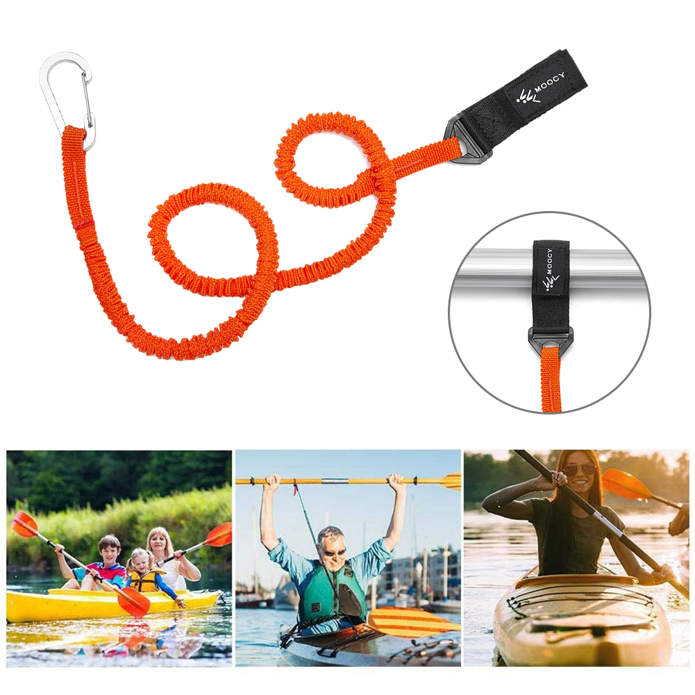 5-1PCS Elastic Kayak Canoe Pad - Fishing Kayak Paddle Leash recension och pris