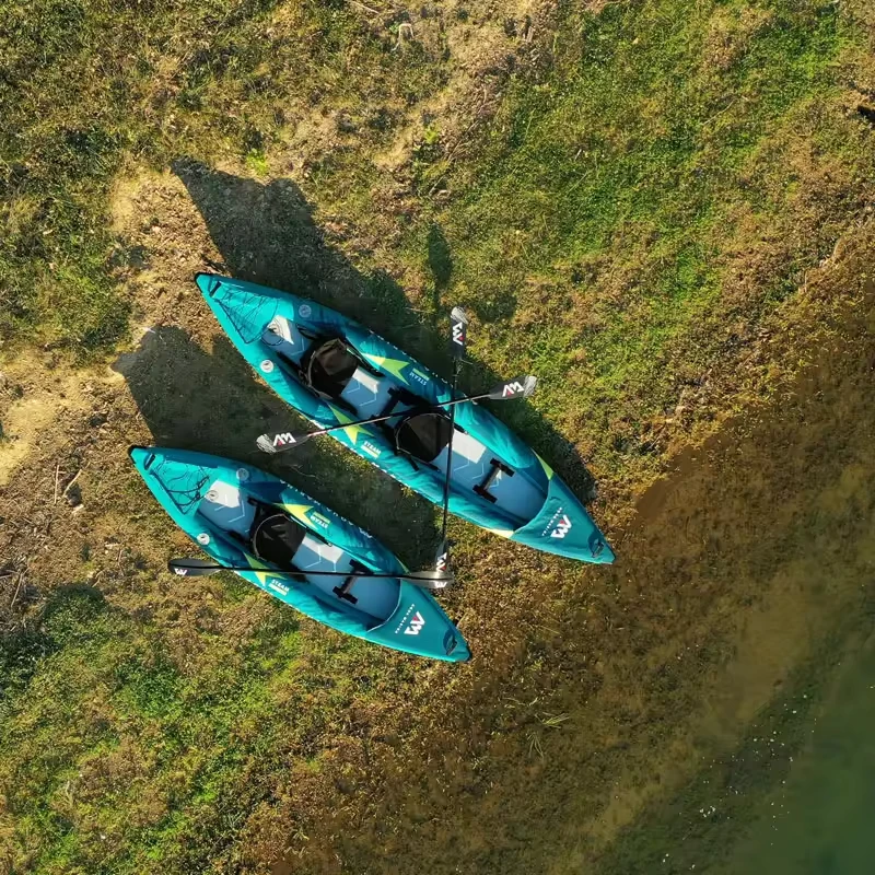 Canoe Kayak Inflatable Boat 1- - Fishing Kayak Paddle recension och pris