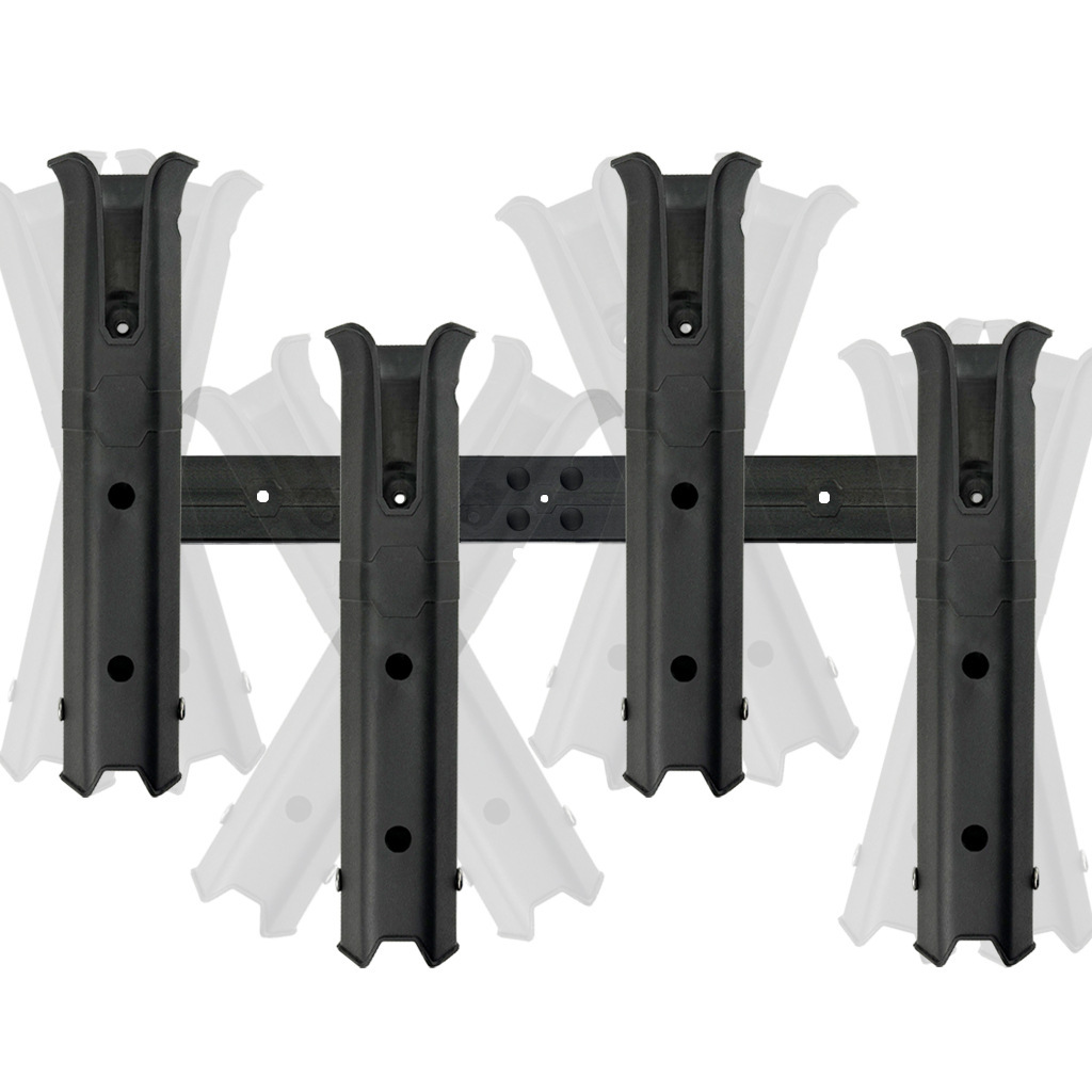 Adjustable Four Pole Plastic F - Fishing Kayak Rod Holder recension och pris