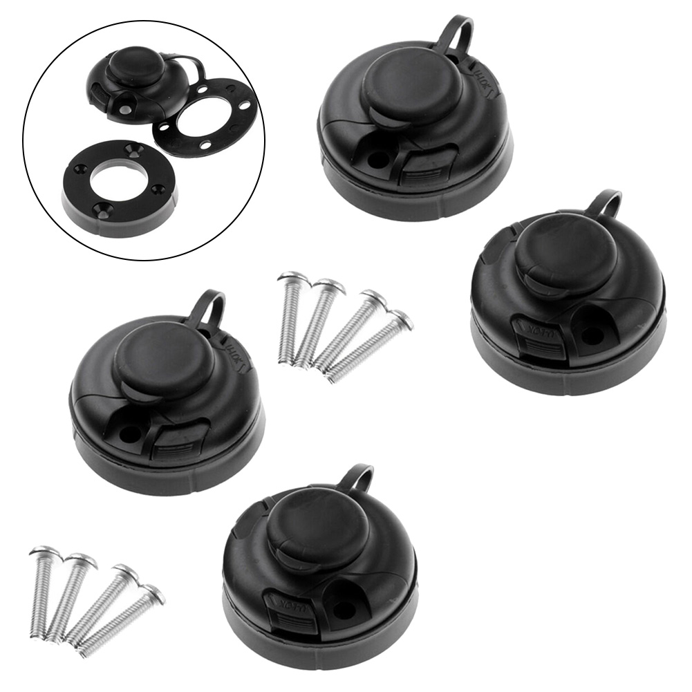 4Pcs Black ABS Fishing Rod Hol - Fishing Kayak Rod Holder recension och pris