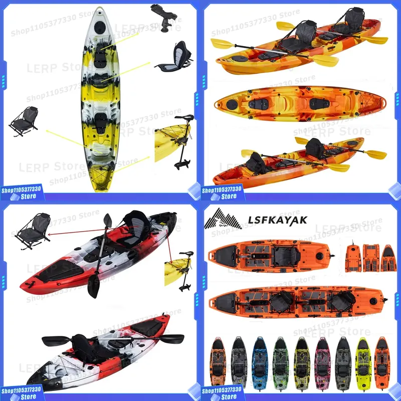 2 Person Plastic Rigid Sit Ton - Fishing Kayak Sit In recension och pris